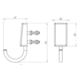 Cabide Way Cromado 2060 C30 Lorenzetti - 92100f31-344c-4329-8821-acdf27ca9014