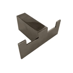 Cabideiro Duplo Kr567 Ônix Matte Kromma