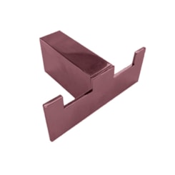Cabideiro Duplo Kr567 Rose Matte Kromma