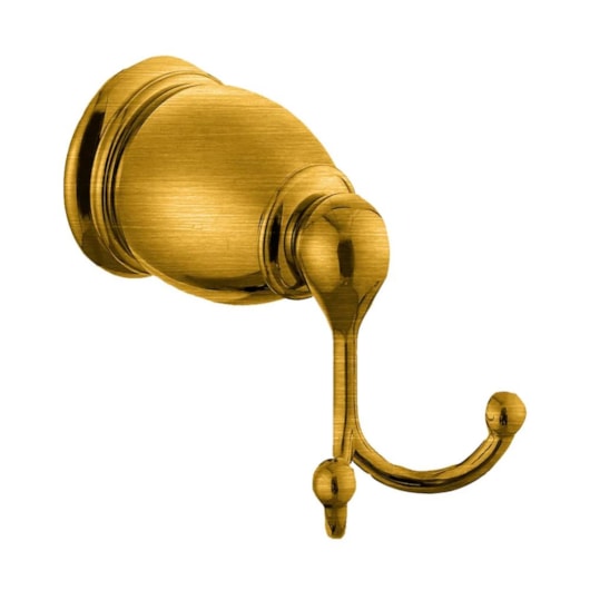 Cabideiro Duplo Rbace1110 Bronze Hera Escovado Rubinettos - Imagem principal - 0e949084-3c14-4822-82fa-f8b23e038656
