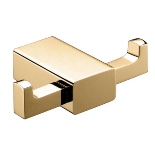 Cabideiro Duplo Rbace20211 Dourado Rubinettos - Imagem principal - 72413e7b-d8ae-40ea-a321-bc9282925e5c