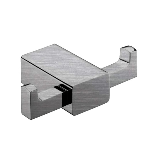 Cabideiro Duplo Rbace20231 Aço Escovado Rubinettos - Imagem principal - 294b9a63-a127-4a2a-9127-299ed0495fd8