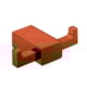 Cabideiro Duplo Rbace20231 Cobre Escovado Com Jaspe Marrom Rubinettos - 955f07d7-57c5-42ff-b0d5-4483ec04871b