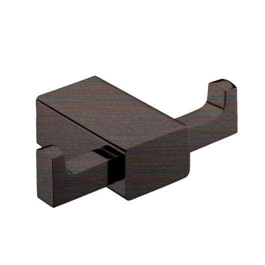 Cabideiro Duplo Rbace20231 Ébano Matte Rubinettos - Imagem principal - 94a47460-23b4-44b9-bae0-106236a564ad