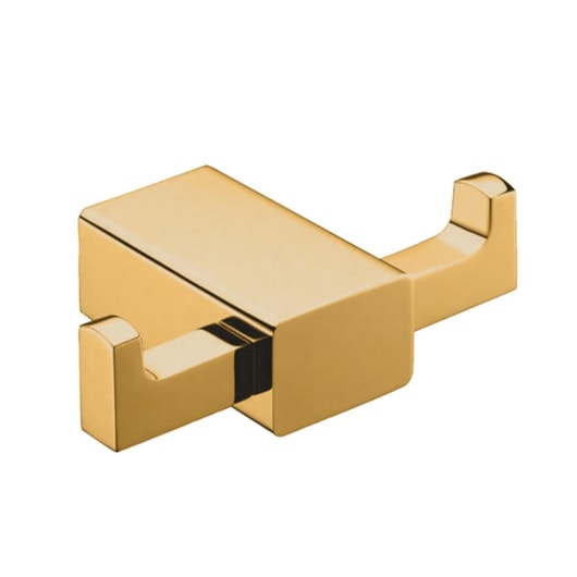 Cabideiro Duplo Rbace20231 Gold Matte Rubinettos - Imagem principal - 32e8d9a4-d446-41e2-b569-42d5dea2f730