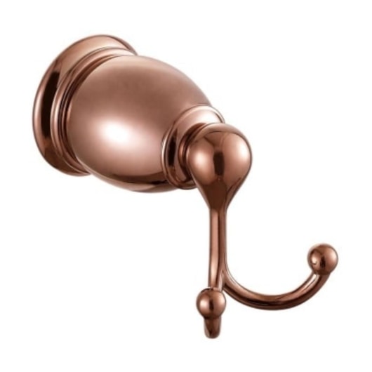 Cabideiro Duplo Rbace8810 Rose Gold Rubinettos - Imagem principal - 71f94d23-4a6b-4d6a-8ccf-610b4203a38d