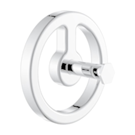 Cabideiro Rbace6300 Branco Matte Rubinettos - Imagem principal - 5209416a-2699-4578-8c3f-8f5c35d128a0