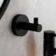 Cabideiro Simples Black Matte Drop - fe4dc620-9d5f-41fa-957c-11e2e5d45191