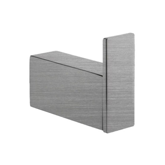 Cabideiro Simples Kr560 Aço Escovado Kromma - Imagem principal - 36ae3ac7-ce2f-4a0c-aa39-12b6f4a37feb