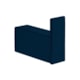 Cabideiro Simples Kr560 Azul Matte Kromma - af5f309e-9239-4b89-99e4-0e2db944c0c1