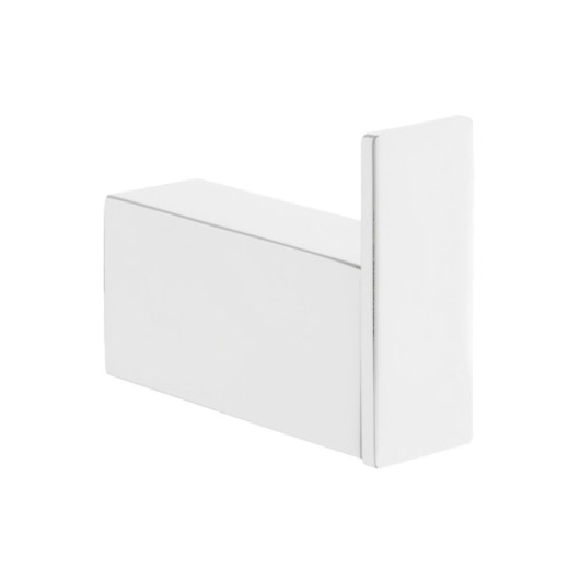 Cabideiro Simples Kr560 Branco Matte Kromma - Imagem principal - e72f023c-7202-45fe-bfe5-def3431f3de9