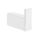 Cabideiro Simples Kr560 Branco Matte Kromma - 91553d28-813f-4553-8cc9-129fafaad63a