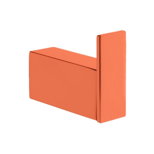 Cabideiro Simples Kr560 Coral Light Matte Kromma - Imagem principal - 080e464c-e1c6-454c-a69a-18119cbbfc01
