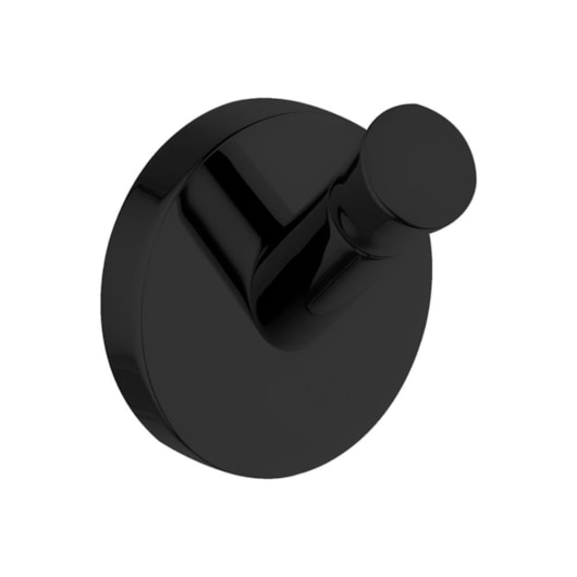 Cabideiro Simples Kr660 Black Matte Kromma - Imagem principal - d734a375-7f55-40ce-827b-d3a85d12c1a0