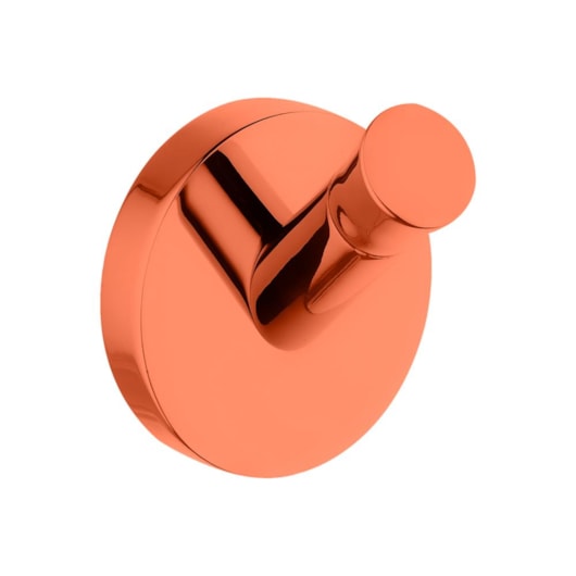 Cabideiro Simples Kr660 Coral Light Matte Kromma - Imagem principal - e9a6345c-a40d-4e90-9ac3-e6012c0b5ee7