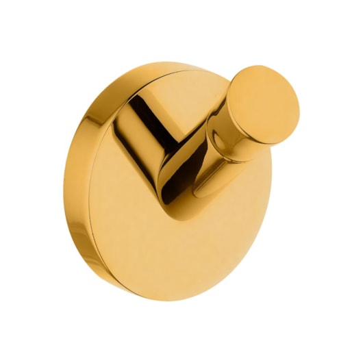 Cabideiro Simples Kr660 Gold Matte Kromma - Imagem principal - 2269e3b3-13cb-40e9-b4e3-c0b50e0a205c