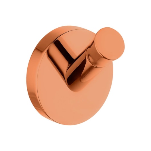 Cabideiro Simples Kr660 Rose Gold Matte Kromma - Imagem principal - 395a1b66-9403-4cc2-9d23-c44526076ac8