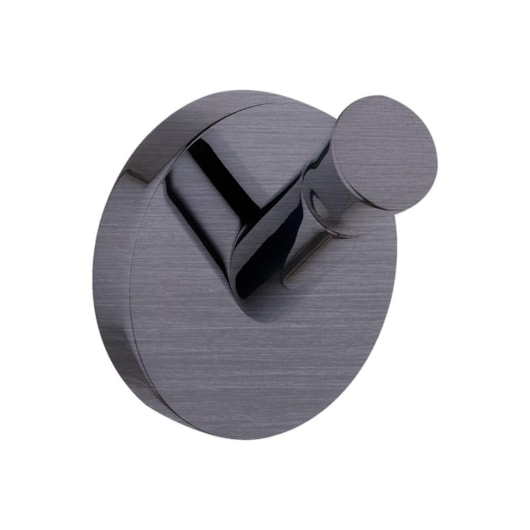 Cabideiro Simples Kr660 Titânio Escovado Kromma - Imagem principal - da46aff9-9a45-493d-9b29-c5f3cec115bd