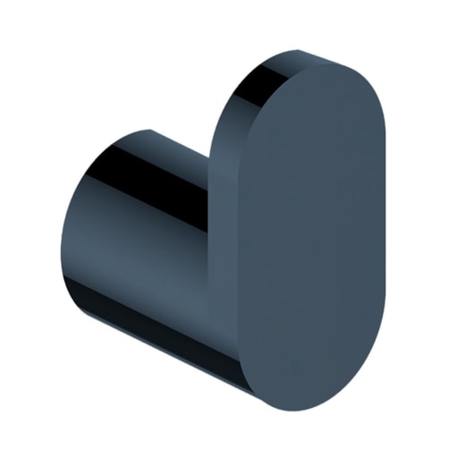 Cabideiro Simples Rbace8330 Azul Matte Rubinettos - Imagem principal - 2c67bded-607a-47cf-9107-ece9988837b0