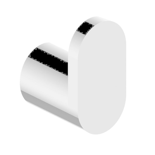 Cabideiro Simples Rbace8330 Branco Matte Rubinettos - Imagem principal - 0e4a90b7-15e2-49eb-a033-60d5c3875fd6