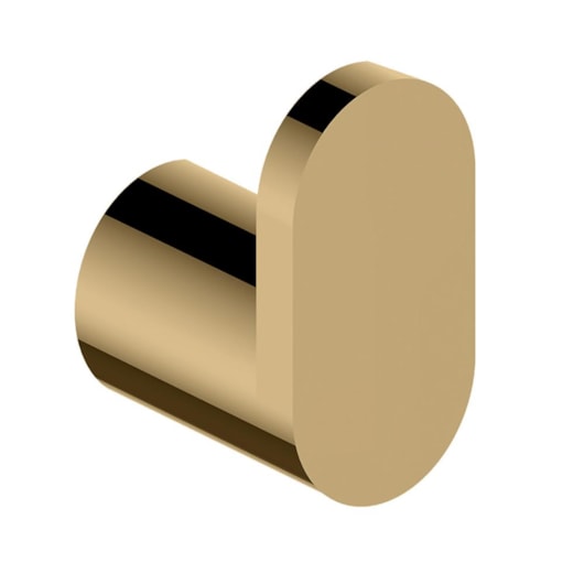 Cabideiro Simples Rbace8330 Champagne Matte Rubinettos - Imagem principal - 9ec4ac08-d777-4d39-941f-8472760442f9