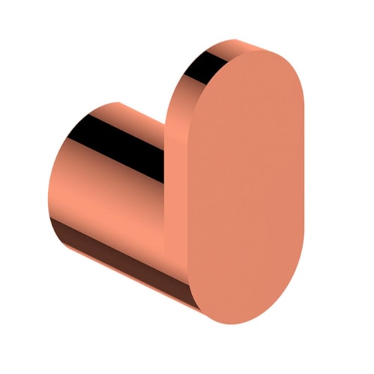 Cabideiro Simples Rbace8330 Coral Light Matte Rubinettos - Imagem principal - 5588f9d5-00f6-4716-bad7-c5b15417d21d