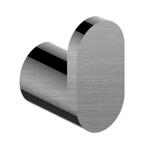 Cabideiro Simples Rbace8330 Oliva Aço Escovado Rubinettos - Imagem principal - 15d280d7-f458-471c-8621-c6283fb18906