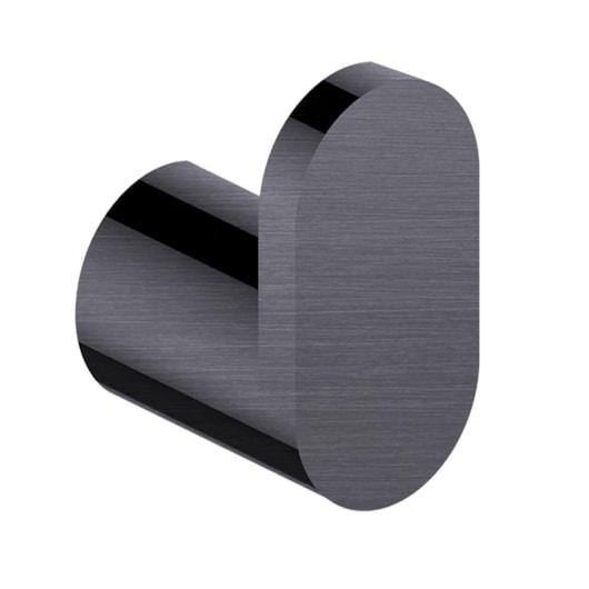 Cabideiro Simples Rbace8330 Titânio Escovado Rubinettos - Imagem principal - f7ec09ab-4523-4af3-89ed-baab1481705e
