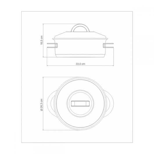 Caçarola Em Aço Inox Com 2 Alças Solar Tramontina 4,7L - Imagem principal - 8b7e40dc-89bf-4b76-9353-3e8f0c9cd1c0