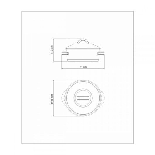 Caçarola Inox Com 2 Alças E Tampa Solar Tramontina  1,4L - Imagem principal - 654df0a0-3492-4607-b2b9-a8edc5a5705b
