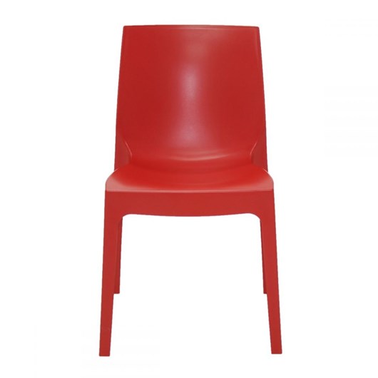 Cadeira Alice Summa em Polipropileno Satinado Vermelho Tramontina - Imagem principal - a53236e4-8330-479a-8c29-067bfd06c5f7