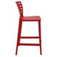 Cadeira Alta Sofia Vermelho Tramontina  - 2b3077d2-9542-44b6-b49d-c0603513ec82