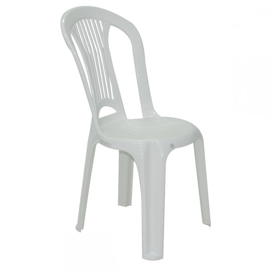 Cadeira Bistrô Atlântida em Polipropileno Branco Tramontina - Imagem principal - 6554aa71-e9cf-47c5-967c-2b88b6389faf