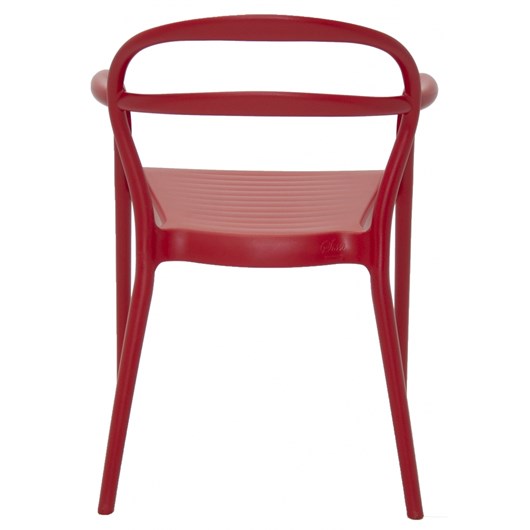Cadeira com Braços em Polipropileno e Fibra de Vidro Sissi 92045/040 Vermelho Tramontina - Imagem principal - e8fc4240-0549-4bca-a7d4-dbd7d94cb13c