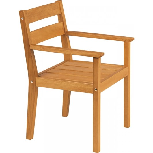 Cadeira Com Bracos Fixa Varanda Tropical De Madeira - Tramontina - Imagem principal - 9023411c-d0bb-4c49-8602-b04a1290b456