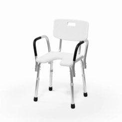 Cadeira De Acessibilidade Para Banho Com Abertura Frontal Com Encosto Com Braço Sicmol