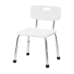 Cadeira De Acessibilidade Para Banho Reta Com Encosto Sem Braço Sicmol