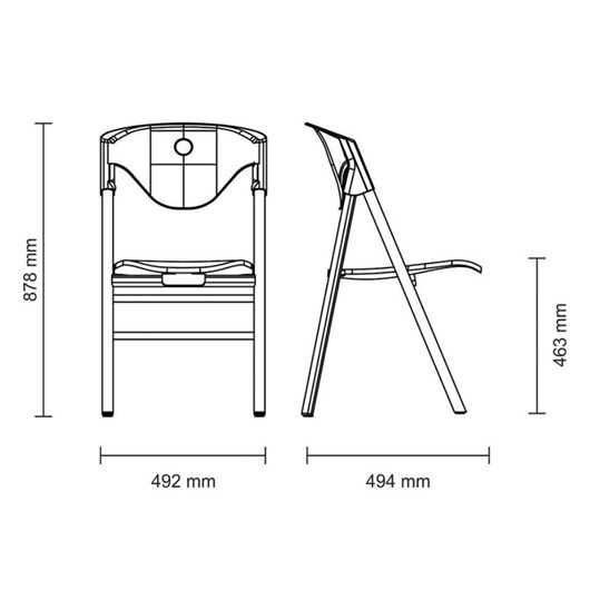 Cadeira Flare Em Madeira Tauari Com Acabamento Em Verniz PU E Encosto Em Polipropileno Branco Tramontina - Imagem principal - ff4a1ce9-afff-440f-9fd6-87ef2fc35b29