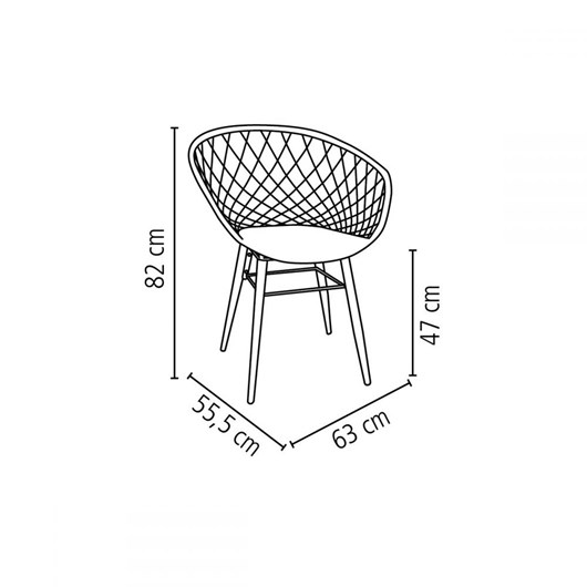Cadeira Poliamida Com Pernas De Madeira Sidera 92089/110 Bege Tramontina - Imagem principal - 67faf2f7-a148-40ca-af87-199c69ed62b9