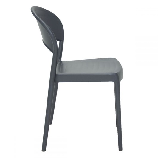 Cadeira Polipropileno Sem Braço Sissi 92046/007 Grafite Tramontina - Imagem principal - 33918659-f2c0-4bec-b817-35619cc614f8
