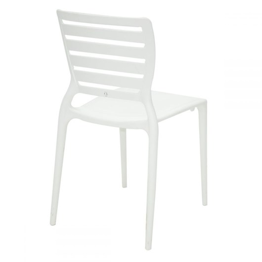 Cadeira Polipropileno Sofia Com Encosto Vazado Horizontal Branco Tramontina - Imagem principal - 5c7183d5-dfe5-495b-93f1-10ae107152c0