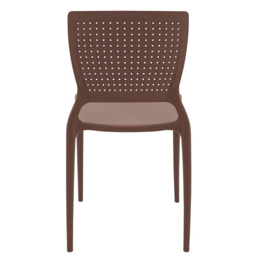 Cadeira Safira em Polipropileno e Fibra de Vidro Terracota Tramontina - Imagem principal - 01bfb3b7-1140-42be-ad1e-913b7c2b848c