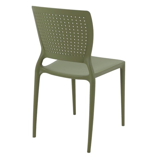 Cadeira Safira Em Polipropileno E Fibra De Vidro Verde Oliva Tramontina - Imagem principal - 5b54bf4a-bb63-445f-8c89-468643730900
