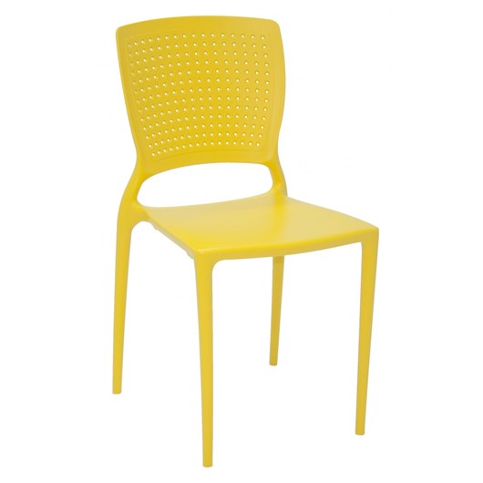 Cadeira Safira Summa Polipropileno E Fibra De Vidro Amarelo Tramontina - Imagem principal - ed13d810-8a9b-4477-b89d-0b52146892d9
