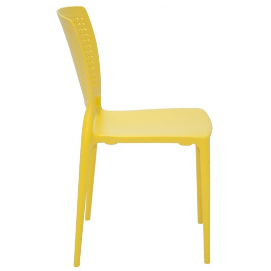 Cadeira Safira Summa Polipropileno E Fibra De Vidro Amarelo Tramontina - Imagem principal - 3b4dcab2-7839-4822-ad98-2aedb749b015
