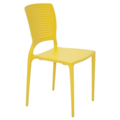 Cadeira Safira Summa Polipropileno E Fibra De Vidro Amarelo Tramontina