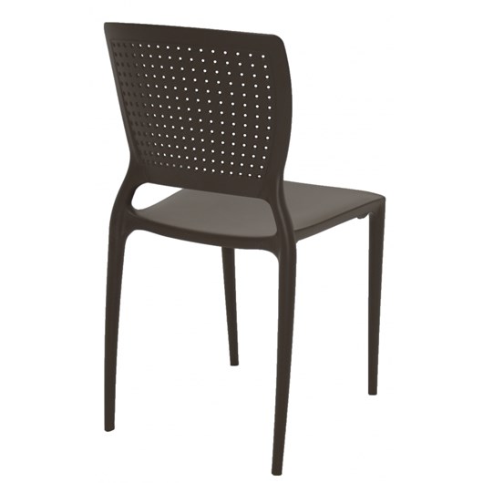 Cadeira Safira Summa Polipropileno E Fibra De Vidro Marrom Tramontina - Imagem principal - ea2aa83f-5db4-43c6-8c43-0c1b85f0c4ee