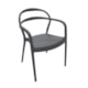 Cadeira Sissi Com Encosto Vazado C/ Braço Grafite Tramontina - 1c76e213-d76f-46ba-a580-a9fecdfdb0ef