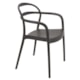 Cadeira Sissi em Polipropileno com Braços Marrom Tramontina - d5dc02e7-1f1f-46fb-be9b-3190324b4ccd