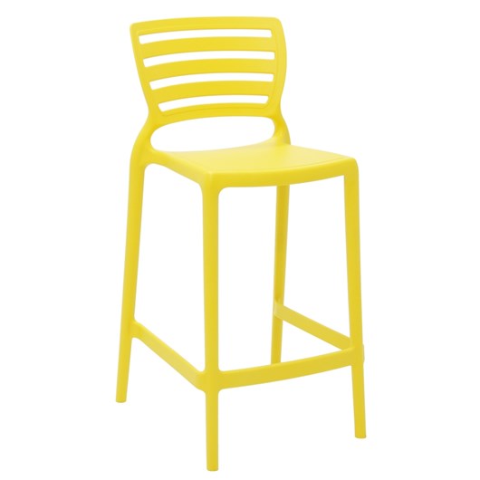 Cadeira Sofia Alta Residência em Polipropileno e Fibra de Vidro Amarelo Tramontina - Imagem principal - 1766d385-c26e-45b7-b4b3-75c3554d87fc